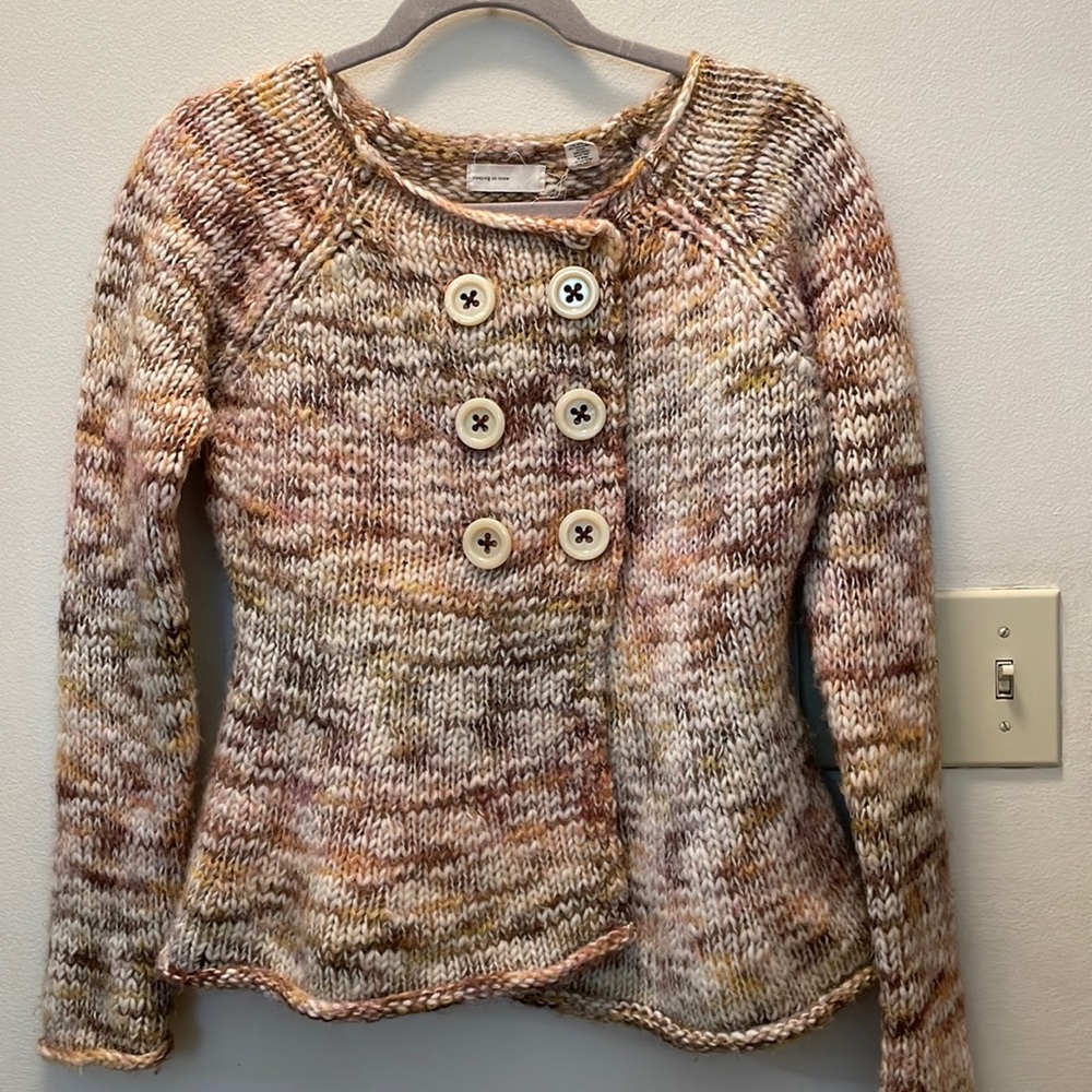 Anthropologie Sleeping on Snow Woll blend sweater women’s size S great condition